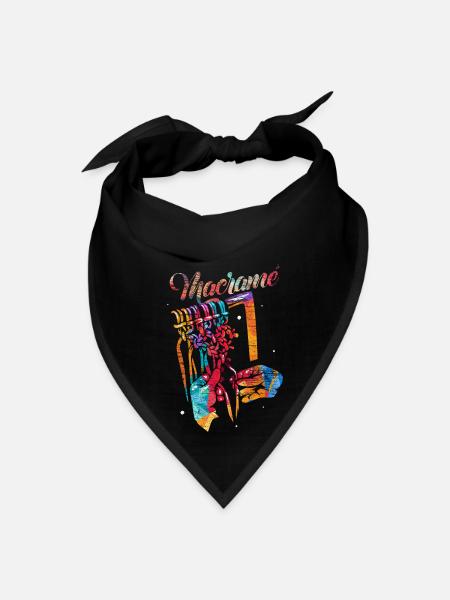 Macramé - Bandana - black