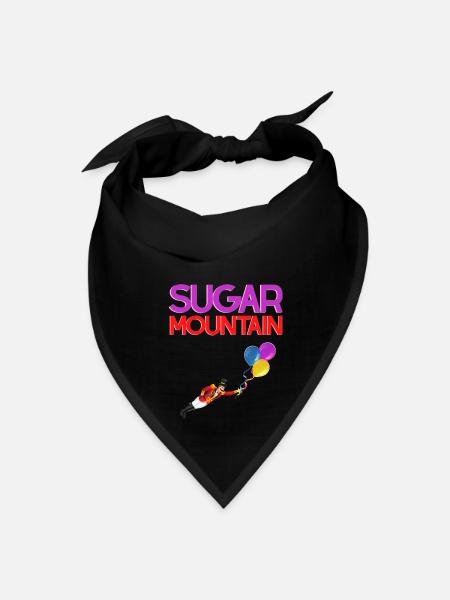 Sugar Mountain Enjoy the Fair and the Candy Floss - Bandana - black - Front
