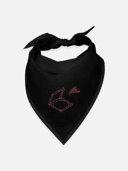 Last pizza slice - Bandana - black