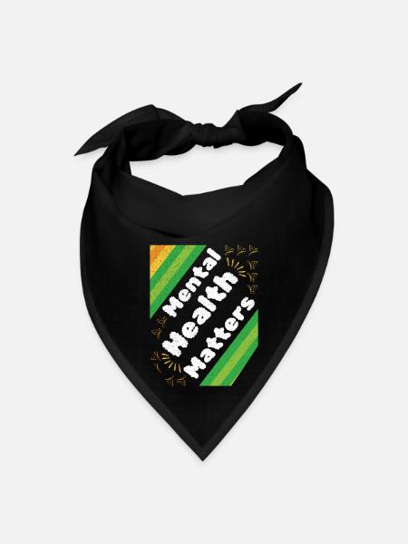 Mental health - Bandana - black