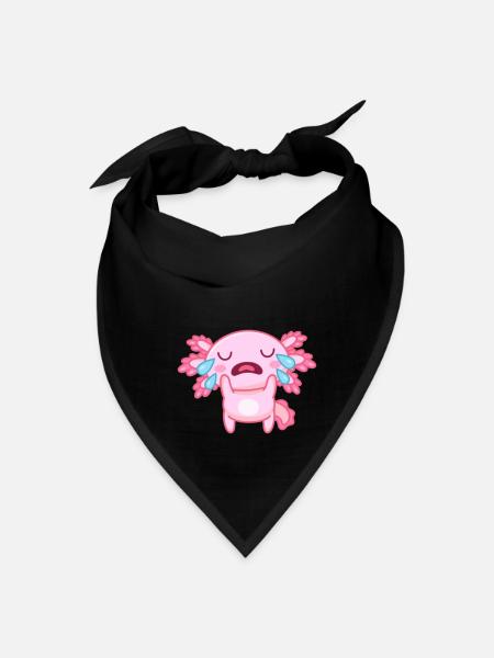 Tiny Axolot - Bandana - black
