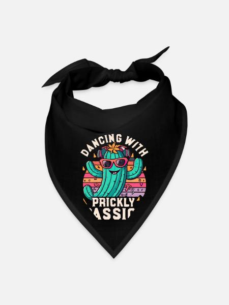 prickly passion - Bandana - black