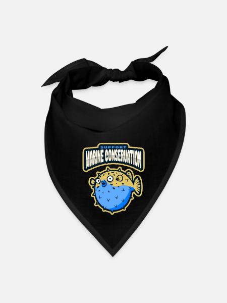 Marine Conservation - Bandana - black - Front