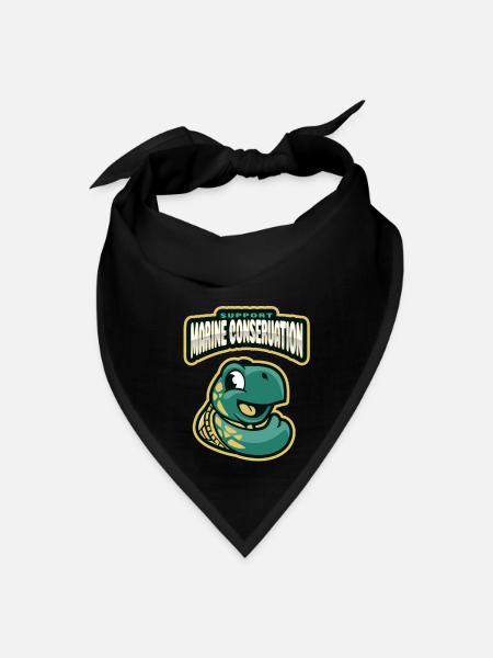 Marine Conservation - Bandana - black - Front