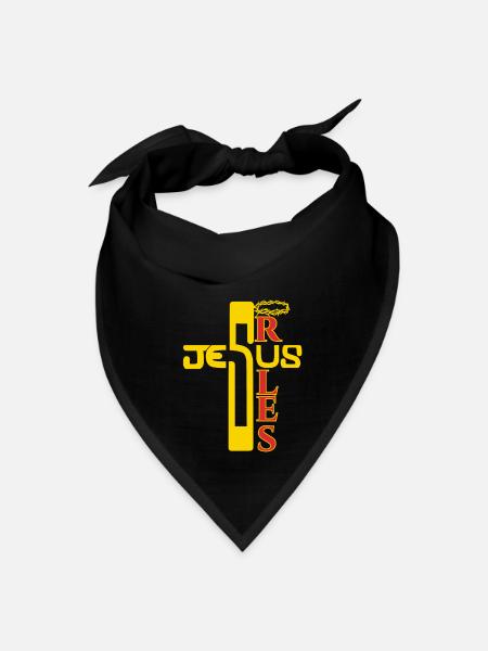 Jesus Rules - Bandana - black