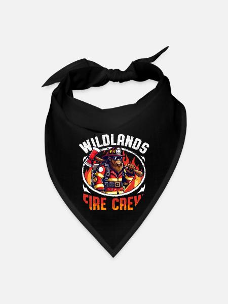 Wildlands Fire Crew - Bandana - black - Front