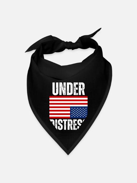 Under Distress Upside - Bandana - black - Front
