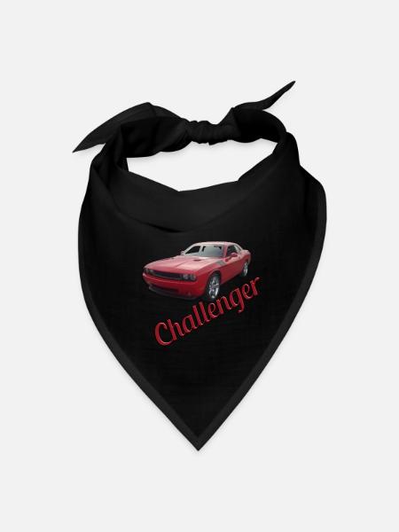 Red Challenger - Bandana - black - Front