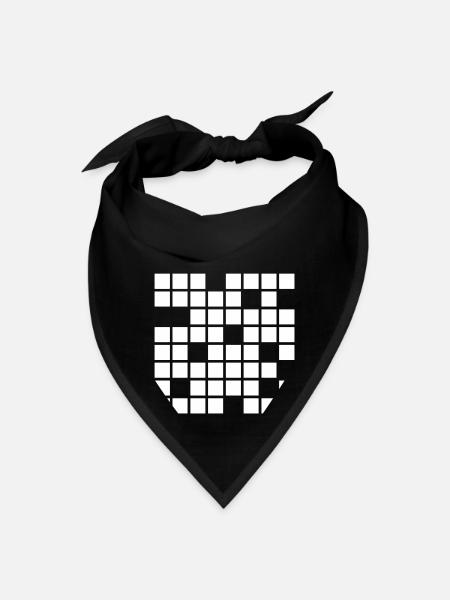 Crossword Puzzle - Bandana - black - Front