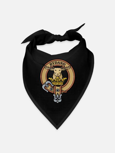 Clan Gordon Crest - Bandana - black - Front