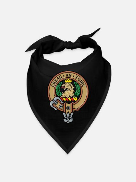 Clan MacLaren Crest - Bandana - black - Front