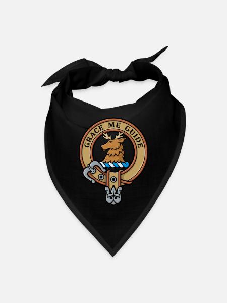 Clan Forbes Crest - Bandana - black - Front