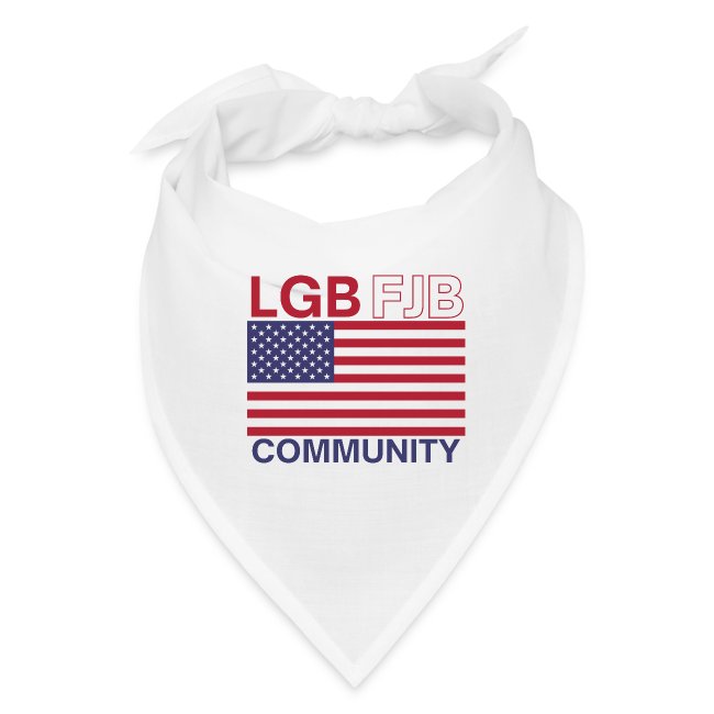 LGB FJB Community USA Flag (Red, White & Blue)