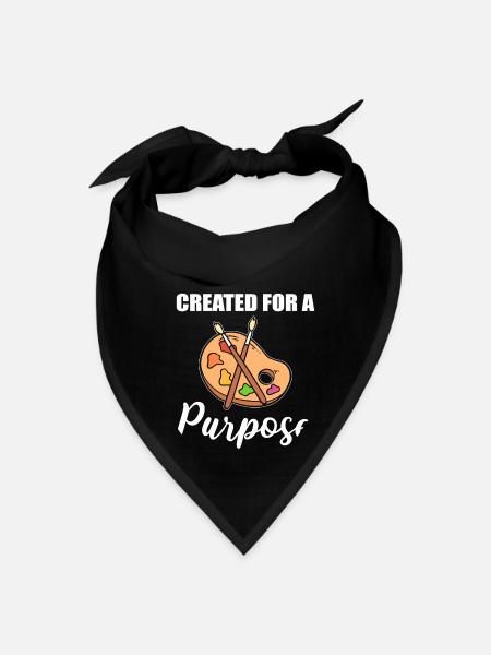 Created for Purpose Artisan Gift - Bandana - black - Front