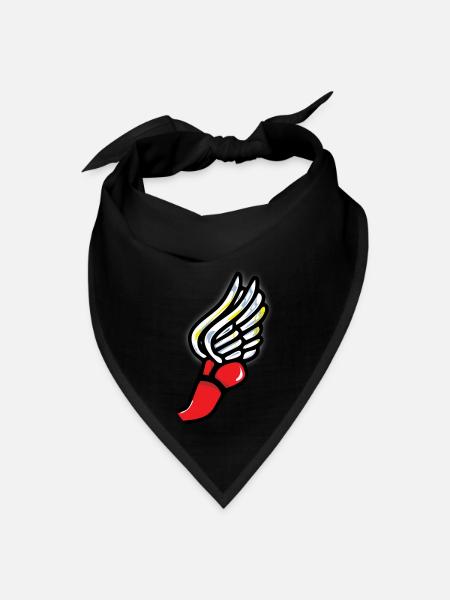 athlete flash angel - Bandana - black - Front