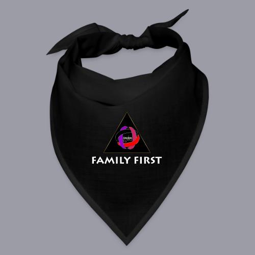 JALEJA FAMILY FIRST (WHITE PRINT) - Bandana