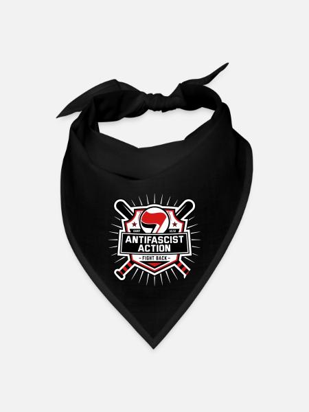 Antifascist Action - Bandana - black - Front