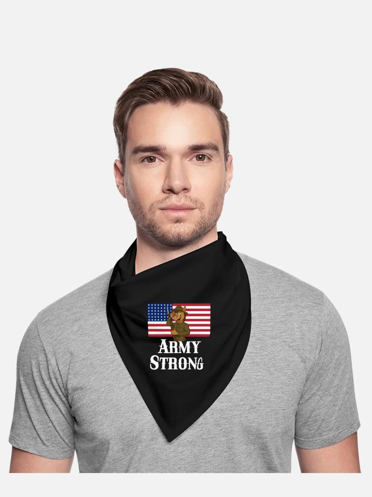 Patriotic Mule Soldier - Bandana - black - Front - TBD (187cm)