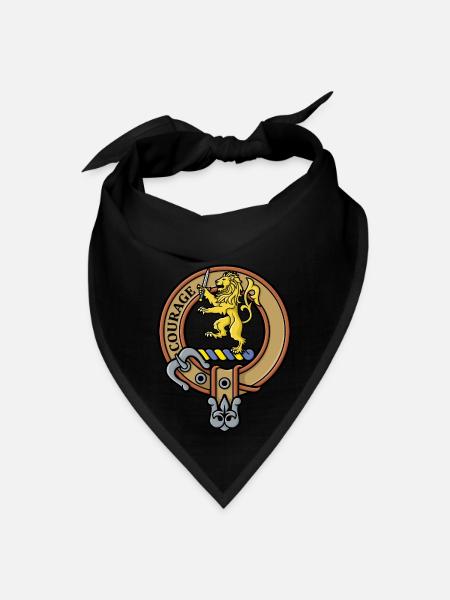 Clan Cumming Crest - Bandana - black - Front