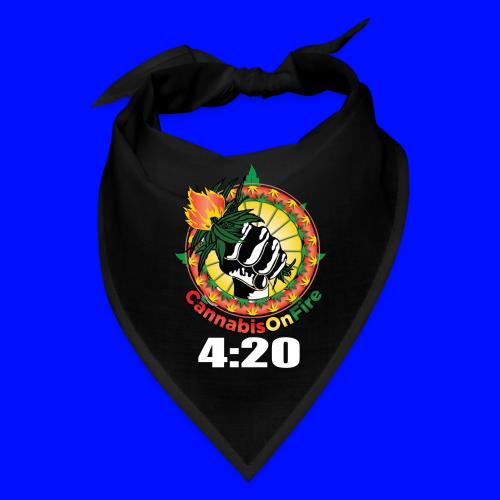 Wacky 420 Keep It Lit Time Weed Marijuana Design - Bandana