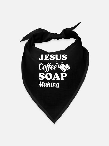 Soap Making Soap Maker - Bandana - black - Front