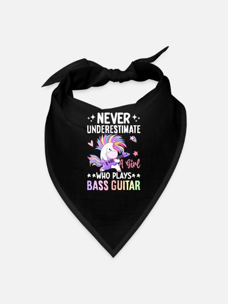 Bass Player Bassist - Bandana - black - Front