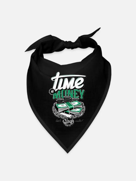 TIME IS MONEY CONSEQUENCE FLAVAZ ALBUM PROMO LOGO - Bandana - black - Front
