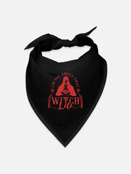 It's all about that witch life witchcraft quote - Bandana - black - Front
