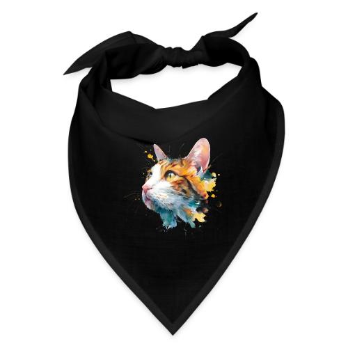 Cat: Feline Ink Burst - Bandana