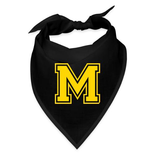 Letter M – Capital Athletic Alphabet Monogram - Bandana