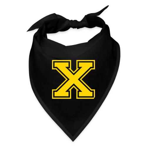 Letter X – Capital Athletic Alphabet Monogram - Bandana