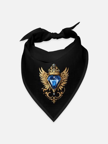 Diamond Crown - Bandana - black - Front