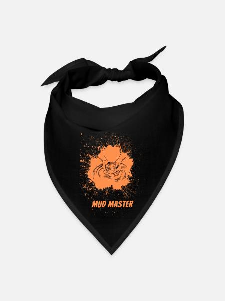 Mud Master - Bandana - black - Front