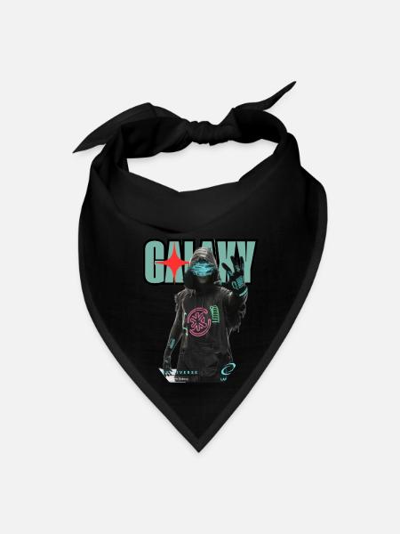 Cyber_Gateway_Green - Bandana - black - Front