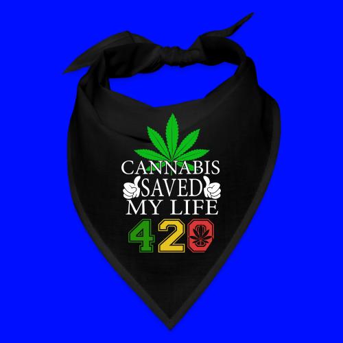Joyous 420 Saving Herb Weed Marijuana Design - Bandana