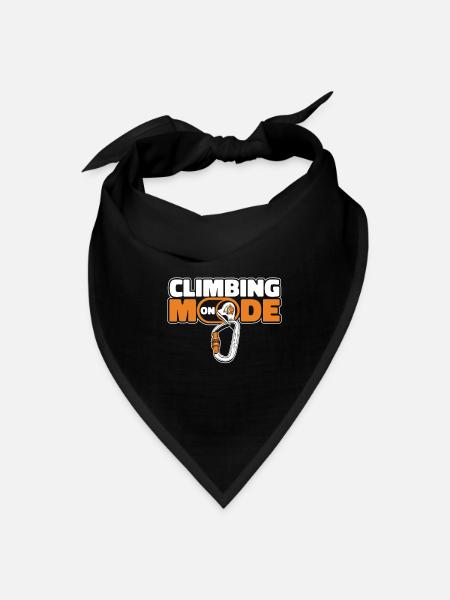 Climbing Mode On Alpine Outdoor Speed Sport Free - Bandana - black - Front