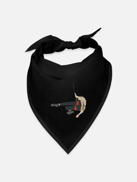 Alpine Outdoor Speed Sport Free Climber Climbing - Bandana - black - Front