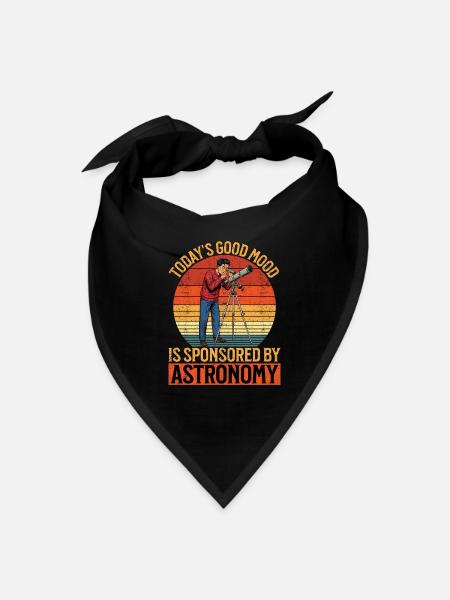 Astrologer Today's Good Mood Is Zodiacal Astrology - Bandana - black - Front