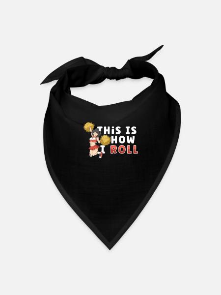 Cheerleading Cheerleader Girl Cheerleading Girl - Bandana - black - Front