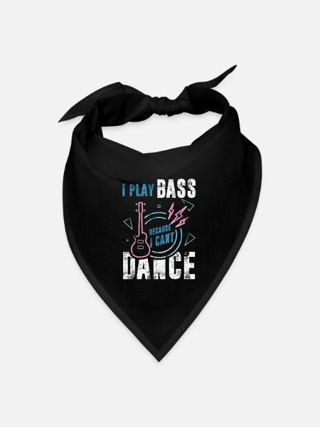 Bass Player Vintage - Bandana - black - Front