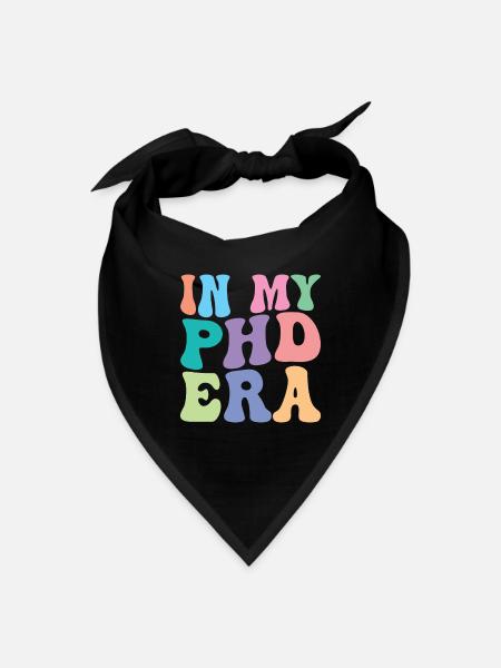 PHD Retro Groovy In My PHD Era - Bandana - black