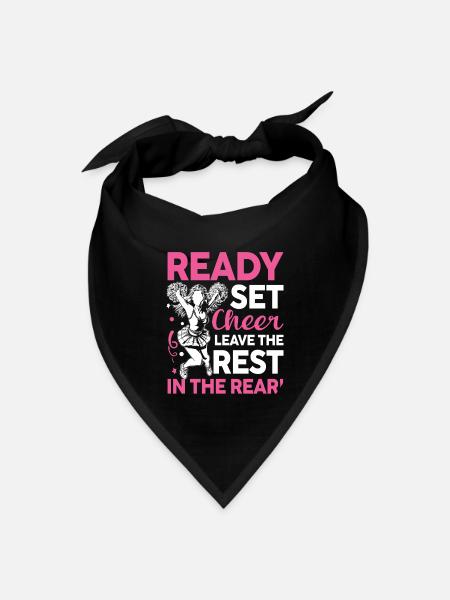 Ready Set Cheer Leave The Rest In The Rear - Bandana - black - Front