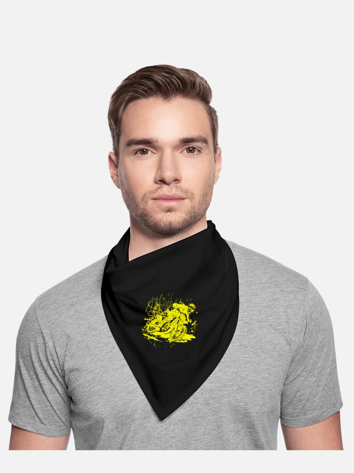 Neon Splash Chaos - Bandana - black - Front - TBD (187cm)