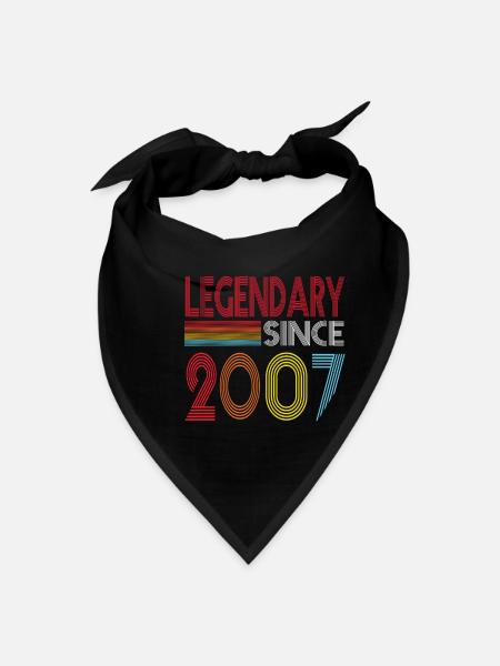 Légendaire depuis 2007 - Bandana - noir - Devant