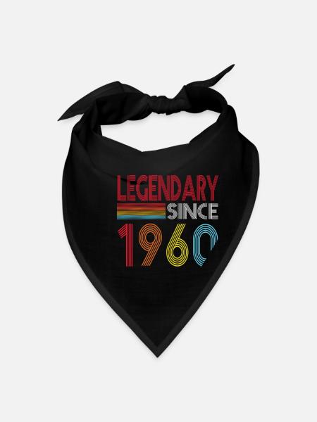 Légendaire depuis 1960 - Bandana - noir - Devant