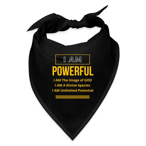 I AM Powerful (Dark Collection) - Bandana