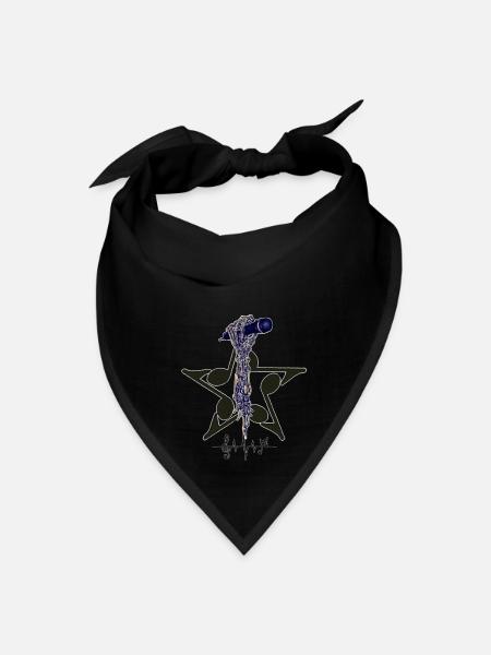 Grab the mic - Bandana - black - Front