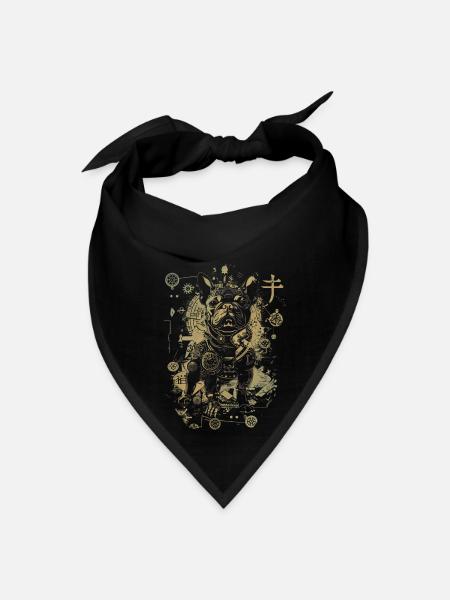 Mechanical Chinese Dog - Bandana - black