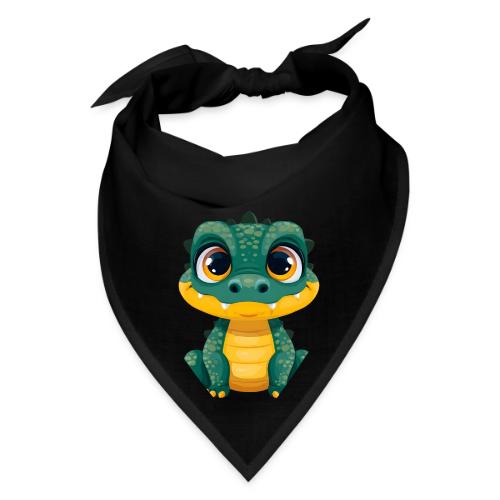 Smiling Cartoon Alligator - Bandana