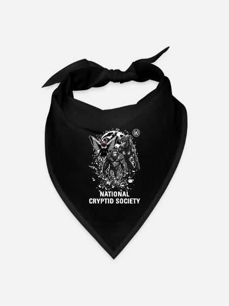 National Cryptid Society Cryptid Monsters - Bandana - black - Front